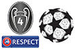 UCL Ball&Honor 4&Respect Badges
